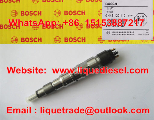 КИТАЙ Инжектор 0445120110 BOSCH первоначальный и новый, 0 445 120 110, J5600-1112100A, J5600 1112100A, пригонка Yuchai J56001112100A поставщик