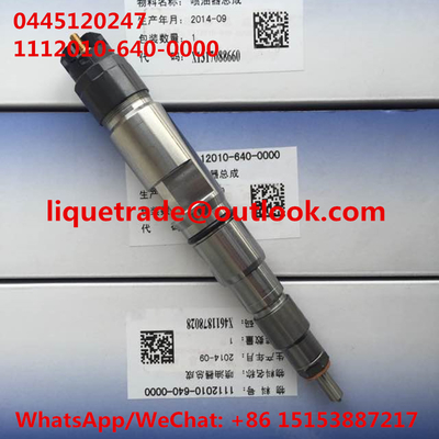 КИТАЙ Инжектор 0445120247 BOSCH, 0 445 120 247, 1112010-640-0000, 11120106400000, номер 0445120395 обменом поставщик