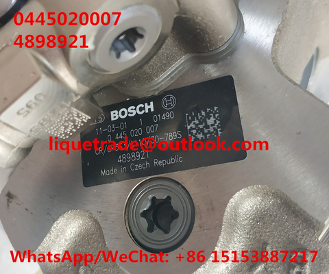 Насос для подачи топлива 0445020007 BOSCH, 0 445 020 007 на Cummins 4898921, IVECO 5801382396 поставщик